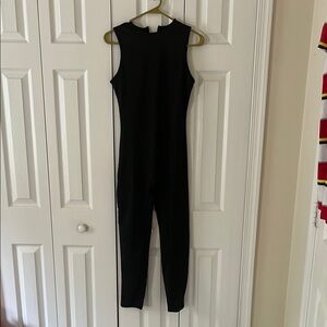 Black Sleeveless Jumpsuit